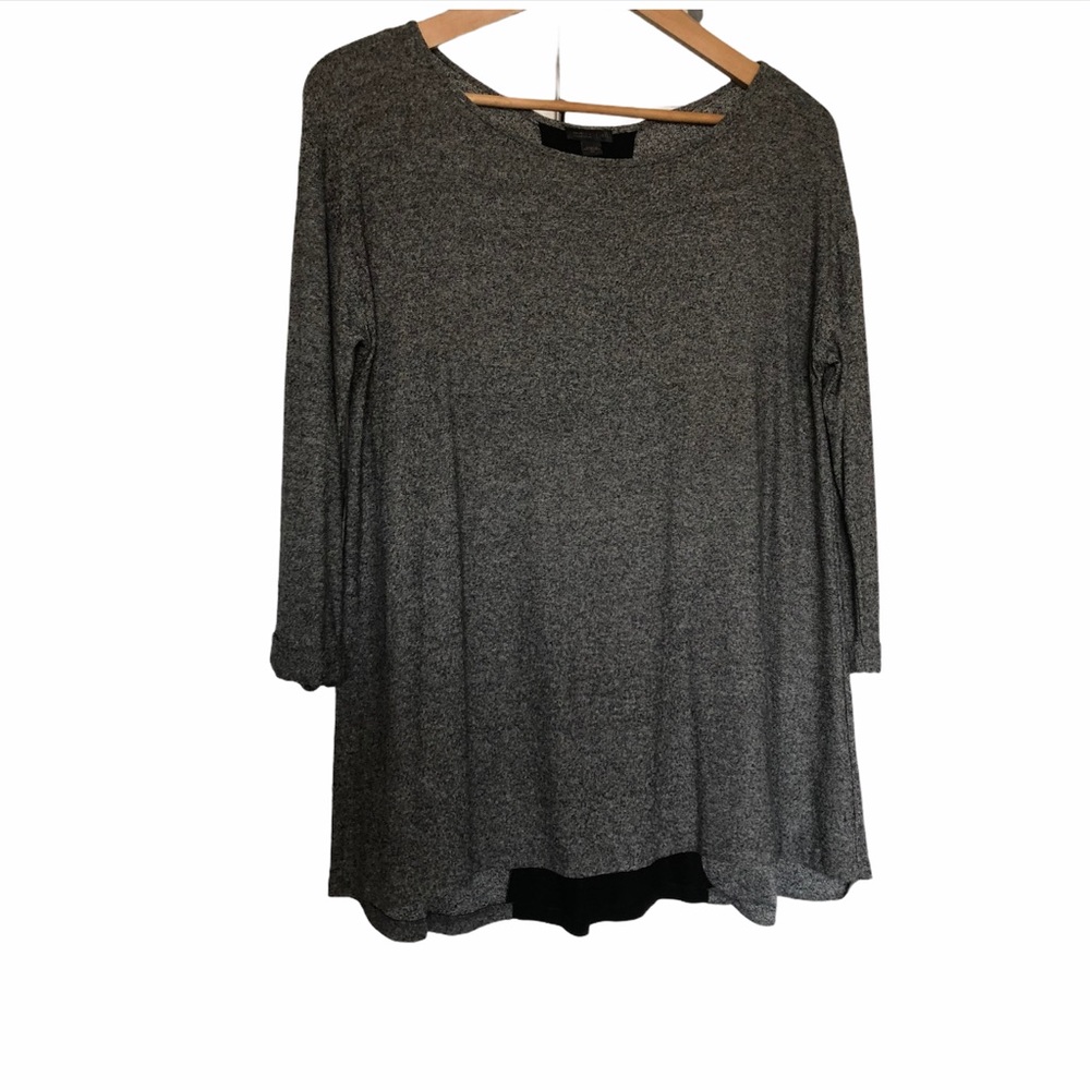 J‎ Jill Wearever Collection Long Sleeve Round Neck Pleated Back Size XS